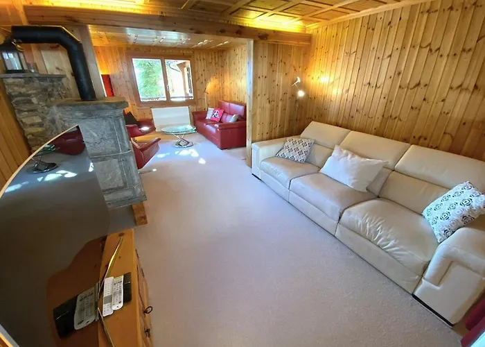 Daire Alis - Grosses Chalet, Nahe Sportarena Und Skilift, Bis 9 Personen Leukerbad